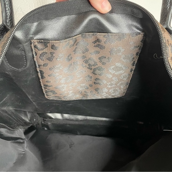 Chico's Small Leo Roll Mini Tote in Cheetah/Leopard Print OS - Picture 7 of 10